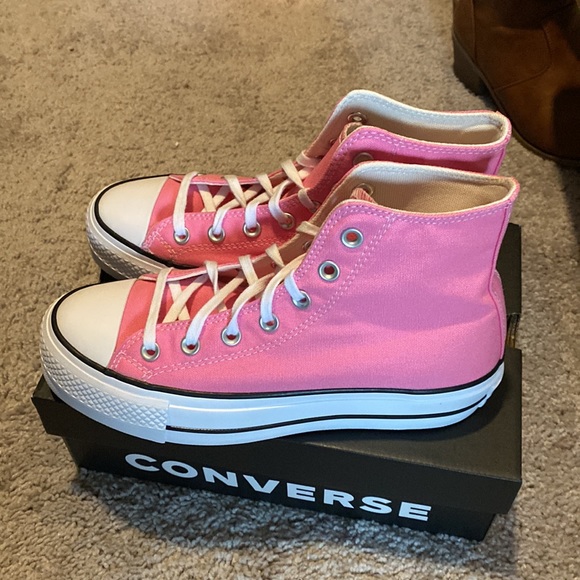 Pink Platform Converse - Picture 6 of 8